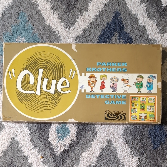 Clue Board Game - 1963 Edition - Picture 1 of 16